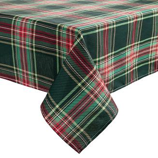 Obrus świąteczny AURORA 145x300 Eurofirany czerwony