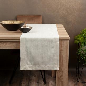 Obrus dekoracyjny ZOJA 40x140 Eurofirany biały