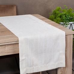 Obrus dekoracyjny ZOJA 40x140 Eurofirany biały