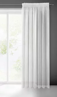 Firana gotowa na taśmie ADEL 140x250 Eurofirany biały