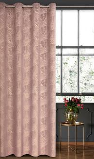 Zasłona gotowa na przelotkach ZAS 140x250 Pierre Cardin Eurofirany szary