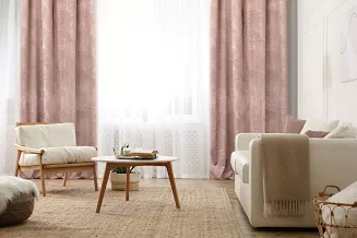 Zasłona gotowa na przelotkach ZAS 140x250 Pierre Cardin Eurofirany szary