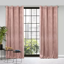 Zasłona gotowa na przelotkach ZAS 140x250 Pierre Cardin Eurofirany szary