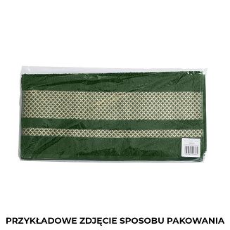 Ręcznik bawełniany OLIWIER 70x140 geometryczny wzór pudrowy róż