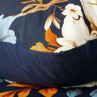 Pościel bawełniana FIORA 160x200 Eurofirany granatowy