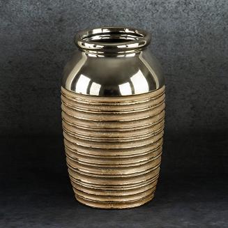 Wazon dekoracyjny DORI Eurofirany złoty