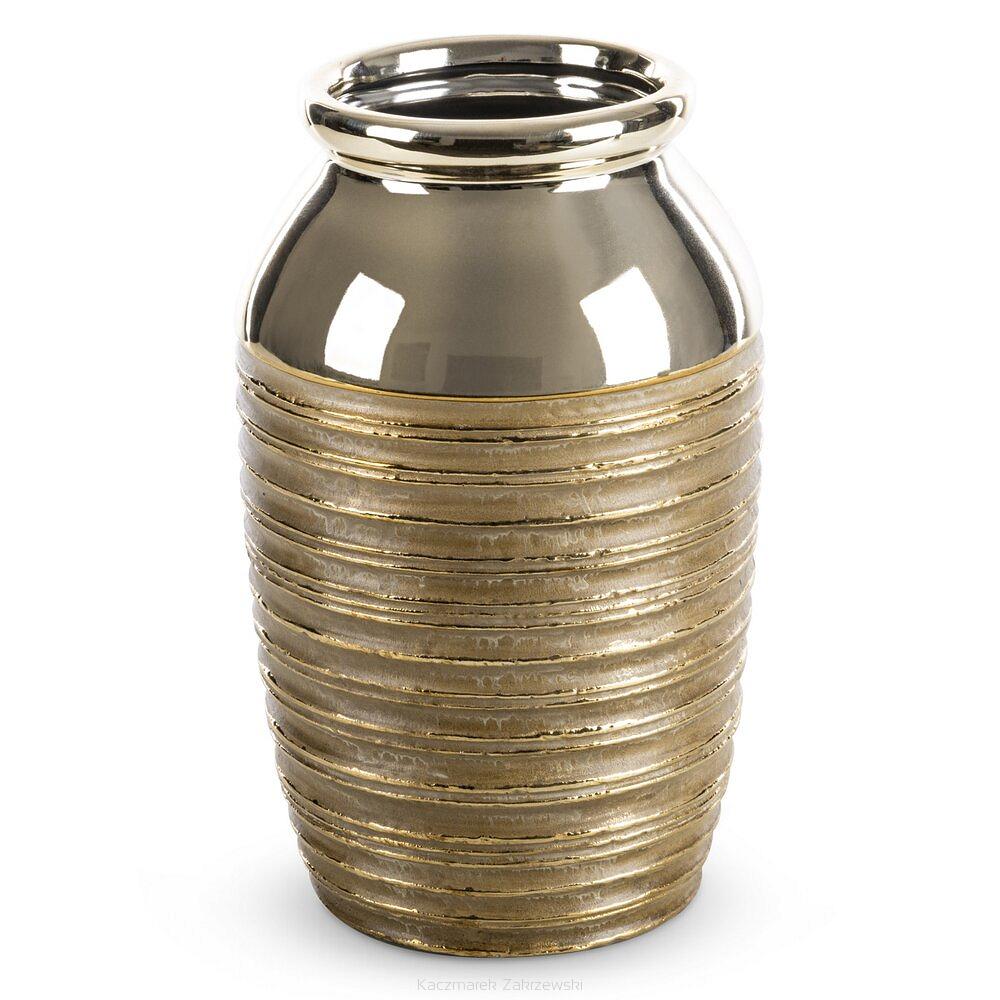 Wazon dekoracyjny DORI Eurofirany złoty