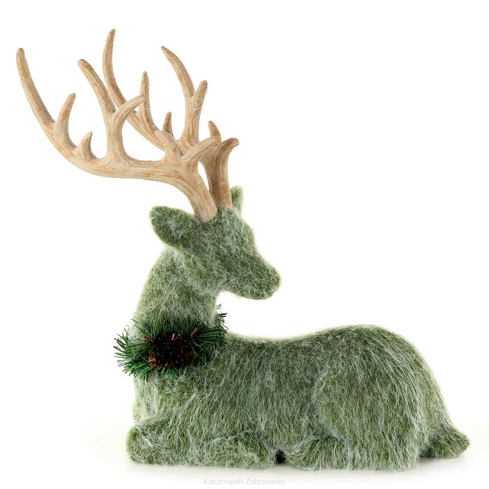 Figurka świąteczna  30x12x40 Eurofirany zielony