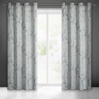 Zasłona gotowa na przelotkach WERA 140x250 Eurofirany jasnoszary