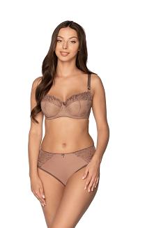 Biustonosz GAIA Semi-Soft Elena 1107 półusztywniany brązowy (mokka)