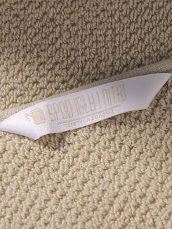 Ręcznik bawełniany o ryżowej strukturze Loren 30x30 beżowy