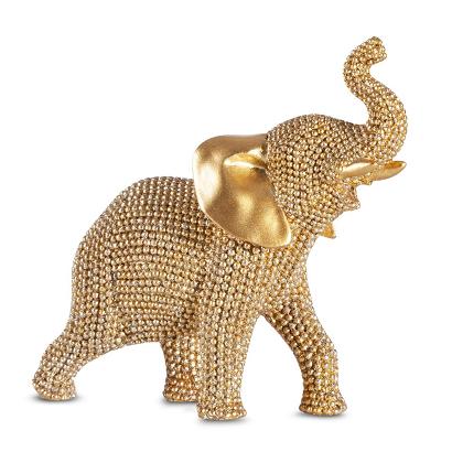 Figurka dekoracyjna ELDO 12X5X11 Eurofirany złoty słoń