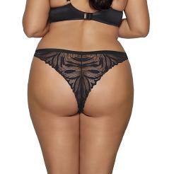 Brazyliany damskie z koronką AV 2107 czarne