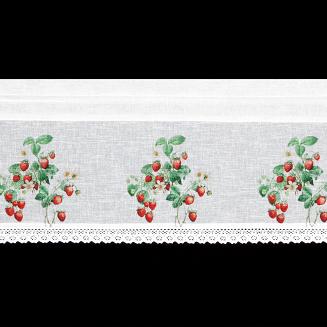 Firana gotowa na taśmie KSENIA 130x50 Eurofirany biały