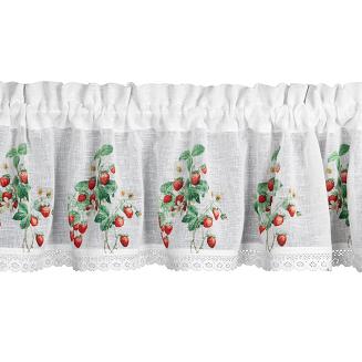 Firana gotowa na taśmie KSENIA 130x50 Eurofirany biały