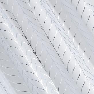 Firana gotowa na przelotkach BIRAY 140x250 Eurofirany biały/srebrny