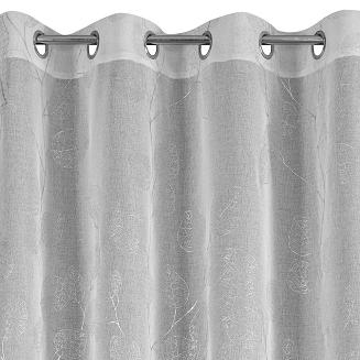 Zasłona gotowa na przelotkach MIA Eurofirany biały