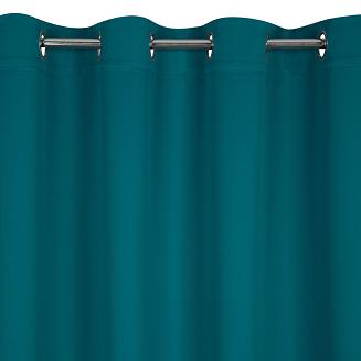 Zasłona gotowa na przelotkach LOGAN 140x250 Eurofirany morski