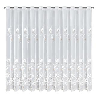 Firana gotowa na przelotkach SANDI 350x250 Eurofirany biały