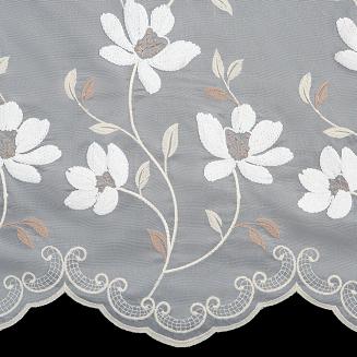 Firana gotowa na przelotkach SANDI 350x250 Eurofirany biały