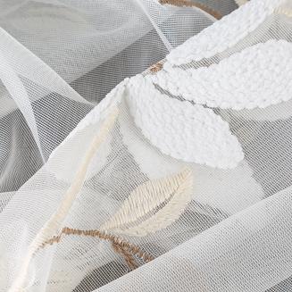 Firana gotowa na przelotkach SANDI 350x250 Eurofirany biały