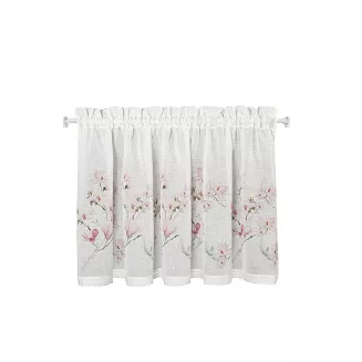 Firana gotowa AMELIA 60x150 Eurofirany biały/różowy