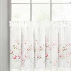 Firana gotowa AMELIA 60x150 Eurofirany biały/różowy