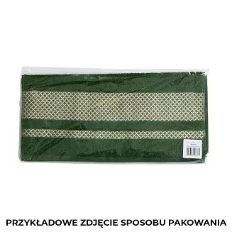 Ręcznik bawełniany OLIWIER 70x140 geometryczny wzór miodowy