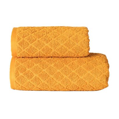 Ręcznik bawełniany OLIWIER 70x140 geometryczny wzór miodowy