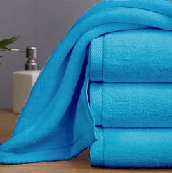 Ręcznik hotelowy 70x140 Piruu gładki turkusowy