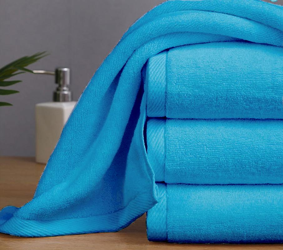 Ręcznik hotelowy 70x140 Piruu gładki turkusowy