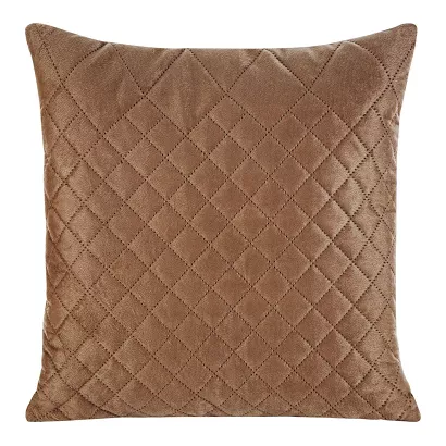 Poszewka dekoracyjna LUIZ-3 40x40 Design91 ceglana w geometryczny wzór