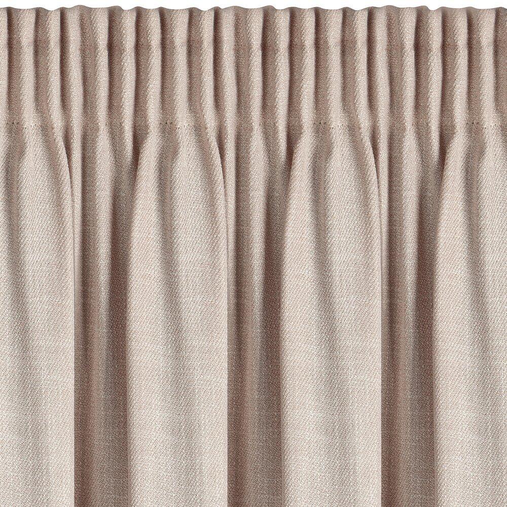 Zasłona gotowa na taśmie LEYA 140x270 Eurofirany beżowy