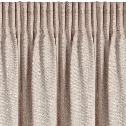 Zasłona gotowa na taśmie LEYA 140x270 Eurofirany beżowa z efektem melanżu