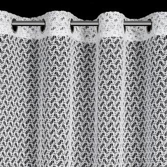 Firana gotowa na przelotkach CLARA 140x250 Eurofirany biały