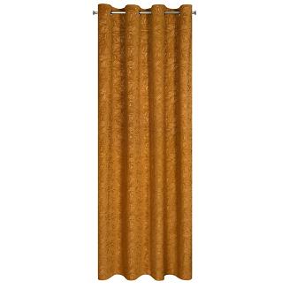 Zasłona gotowa na przelotkach OCTAVIA 140x250 Eurofirany miodowy