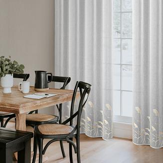 Firana gotowa na przelotkach TASHA 140x250 Eurofirany biały