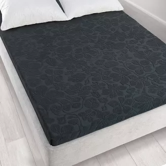 Prześcieradło frotte bez gumki Tulipan 150x205 ZWOLTEX grafitowy GRUBE