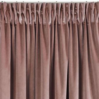 Zasłona gotowa na taśmie VILLA 140x270 Eurofirany ciemny różowy