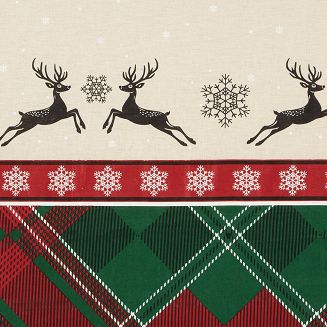 Komplet pościeli świąteczny POS 220x200 Eurofirany czerwony