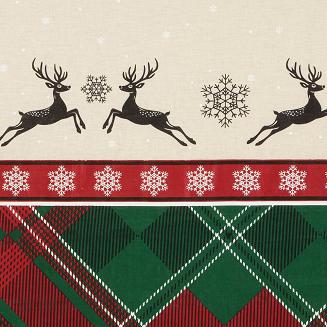 Komplet pościeli świąteczny POS 220x200 Eurofirany czerwony