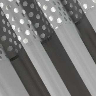 Zasłona gotowa na przelotkach DOTTY 140x250 Eurofirany szary