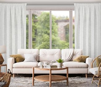 Zasłona gotowa na taśmie ROSI 140x270 Eurofirany kremowy