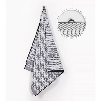 Gruby ręcznik bawełniany REWA 70x140 Zwoltex szary