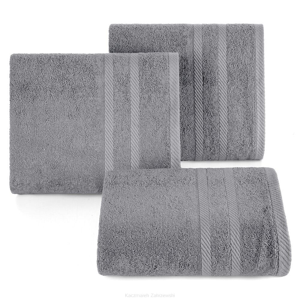 Ręcznik bawełniany MILO 100x150 Eurofirany stalowy