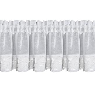 Firana gotowa na taśmie LARI 130x50 Eurofirany biały