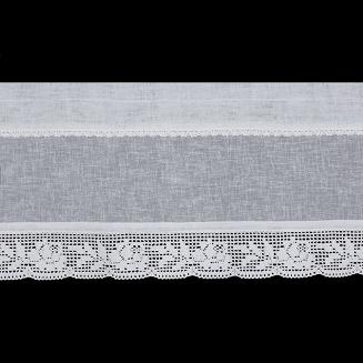 Firana gotowa na taśmie LARI 130x50 Eurofirany biały