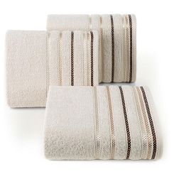 Ręcznik bawełniany LIVIA3 30x50 Eurofirany beżowy