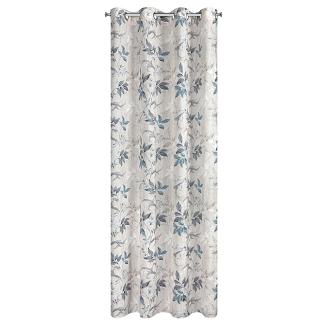 Zasłona gotowa na przelotkach NICOLA 140x250 Eurofirany naturalny