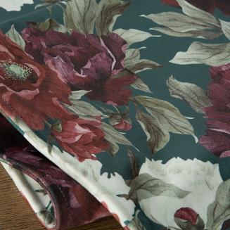 Obrus dekoracyjny VELVET 35x140 Eurofirany zielony